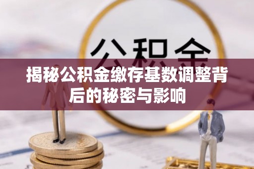 槐荫揭秘公积金缴存基数调整背后的秘密与影响